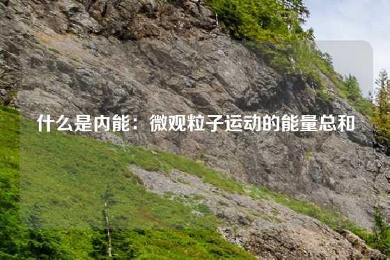 什么是内能：微观粒子运动的能量总和